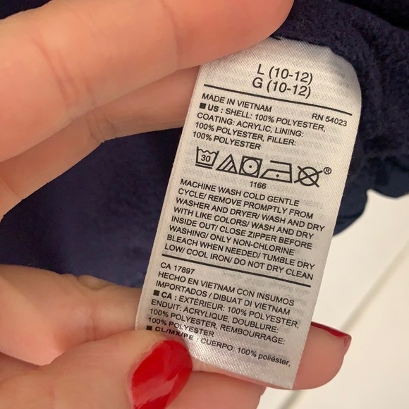 Old Navy Stars Puffer Hoodie Jacket - Picture 6 of 11